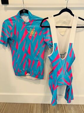 WOW! Rare Supacaz x Nalini Retro Cycling Kit - Jersey Bib Shorts Set - Men’s Med